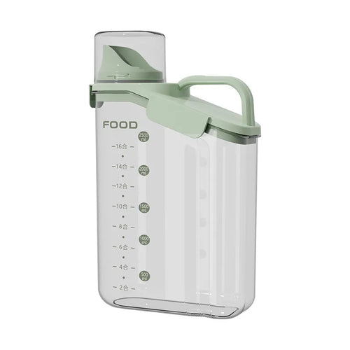 Airtight Pet Food Dispenser Jar with Measuring Cap – 2L & 2.8L, for Dogs & Cats