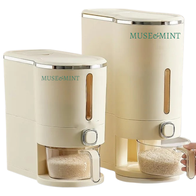 Airtight Pet Food Storage Container with Dispenser – Large & Small, for Dogs & Cats